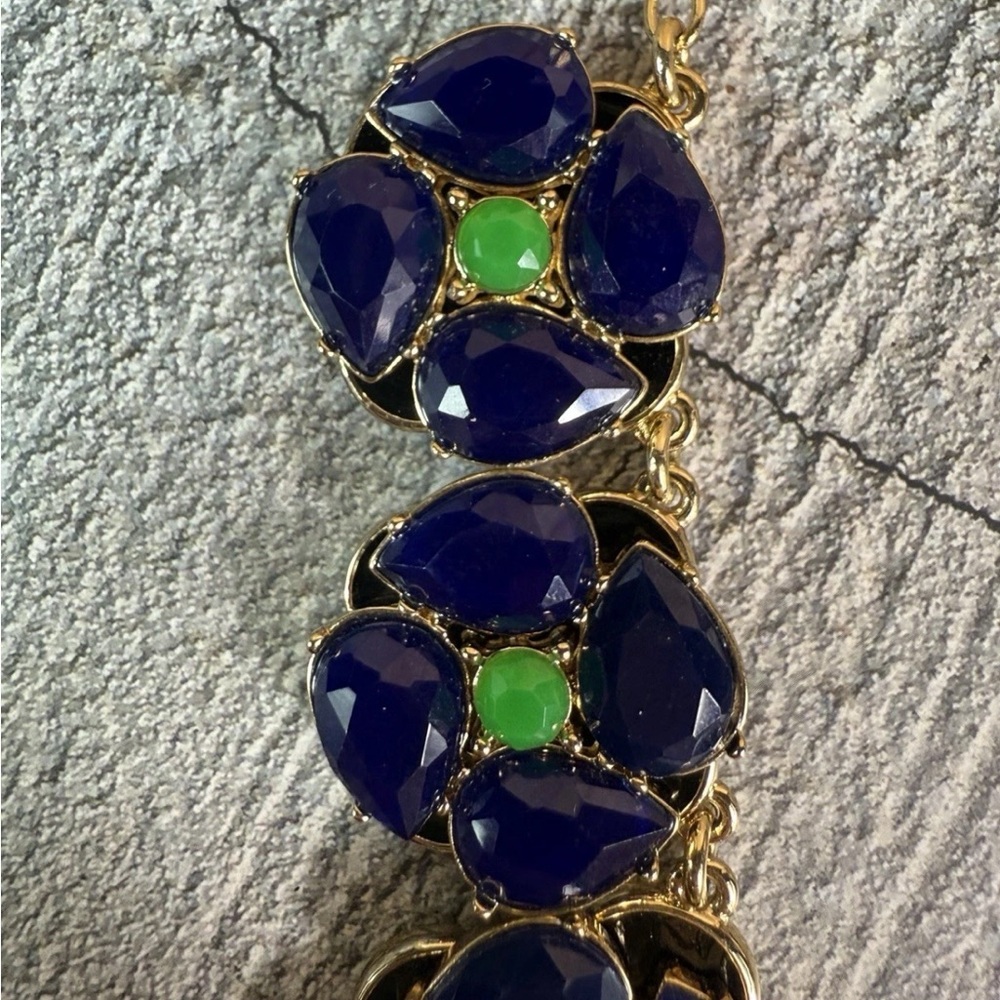 Kate Spade Navy and Green Earring and Necklace Set - Picture 3 of 8